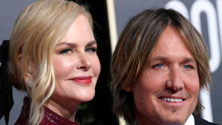 Keith Urban and Nicole Kidman smiling