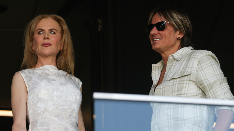 Nicole Kidman standing with Keith Urban