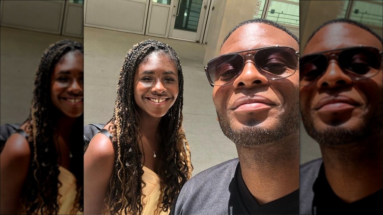 Kel Mitchell and Allure smiling