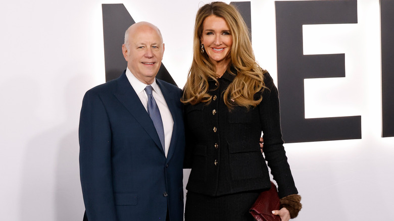 Jeffrey Sprecher and Kelly Loeffler pose together at the 'Melania' premiere.