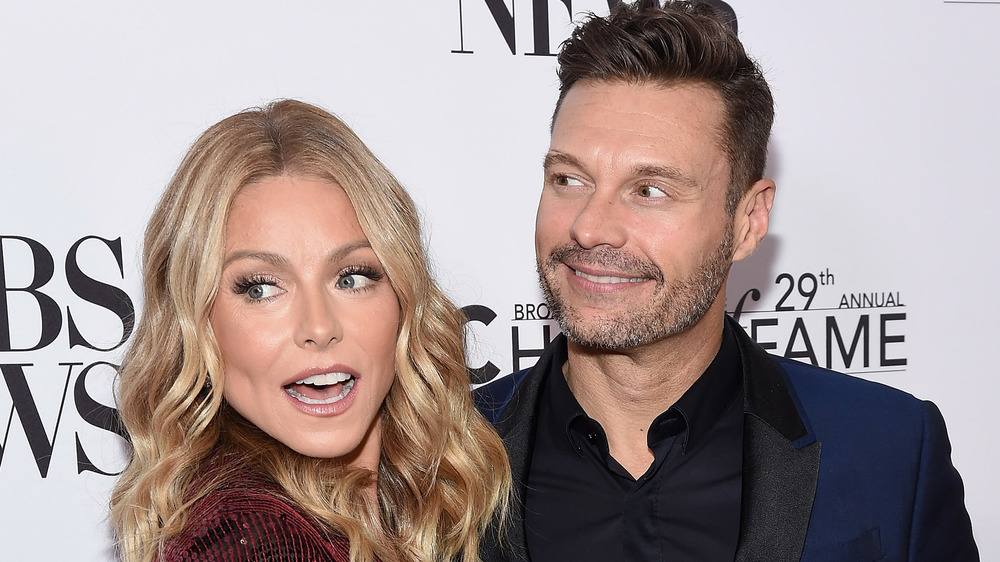 Kelly Ripa and Ryan Seacrest on the red carpet