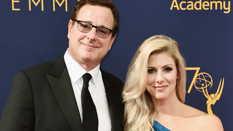 Bob Saget and Kelly Rizzo on red carpet