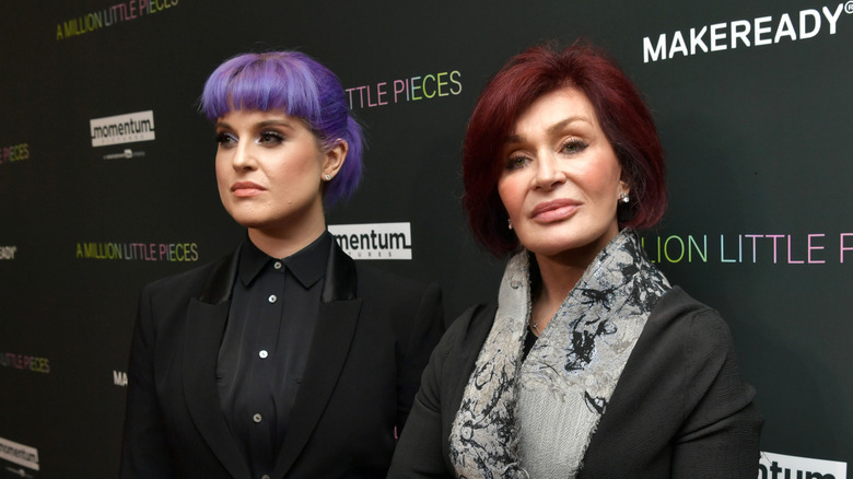 Kelly Osbourne and Sharon Osbourne pictured at an event