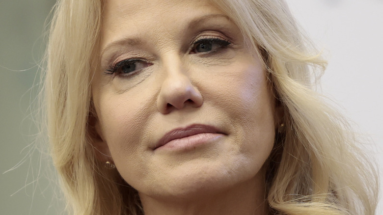 Kellyanne Conway smirking