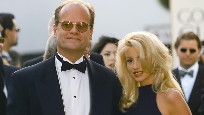 Kelsey Grammer posing with his ex-wife Camille Meyer