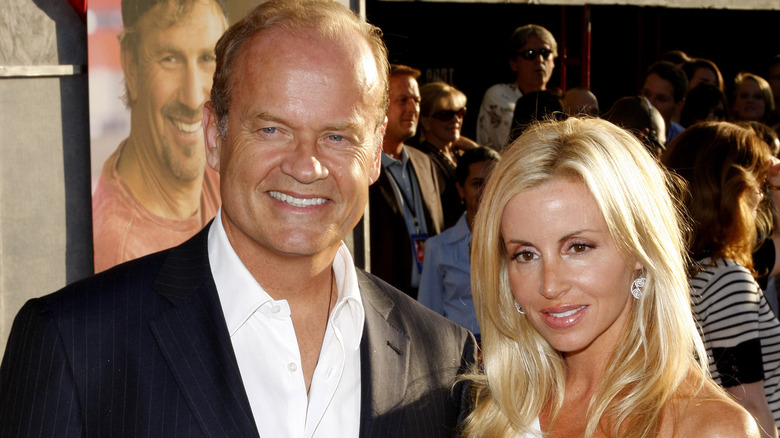 Camille and Kelsey Grammer pose 
