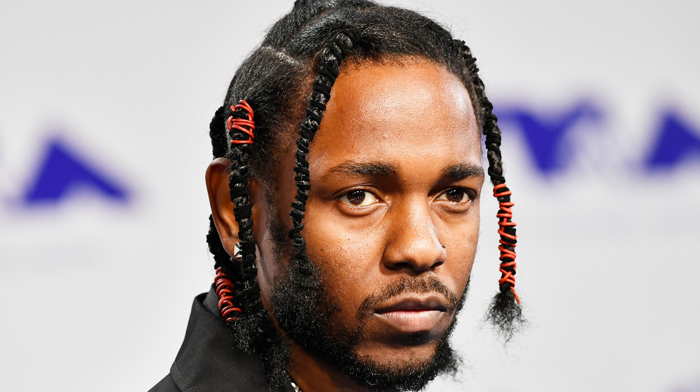 Kendrick Lamar on a red carpet