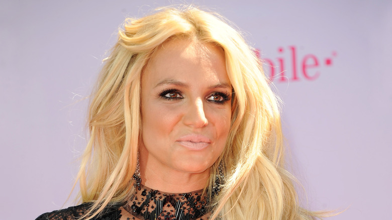Britney Spears smiling