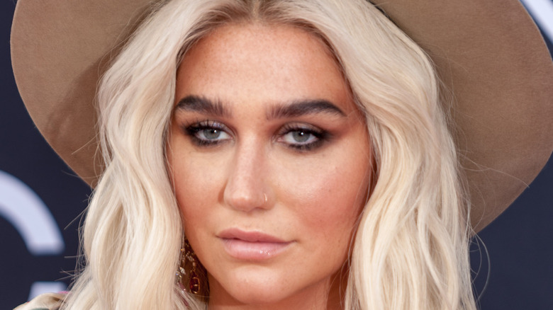Kesha with neutral expression