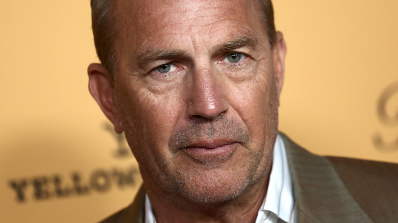 Kevin Costner attending premiere party