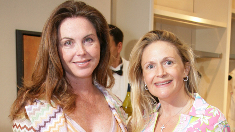 Bridget Rooney Koch and Michelle Henderson at the Badgley Mischka Spring/Summer 2006 Collection Show