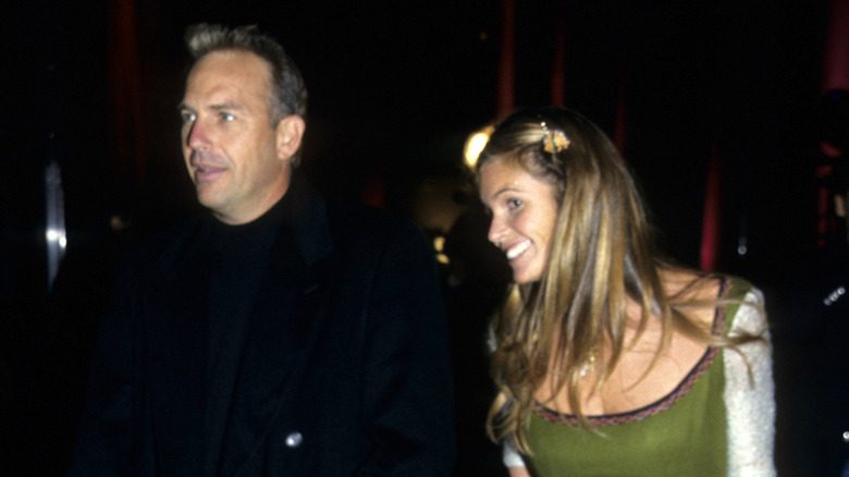 Kevin Costner and Elle Macpherson at Sean Puffy Combs' birthday party