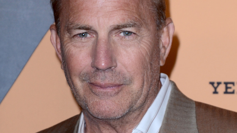 Kevin Costner small smile 'Yellowstone' red carpet