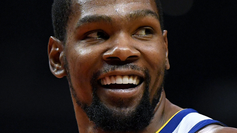 Kevin Durant smiling