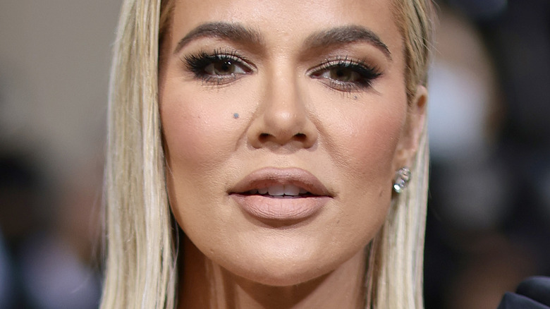 Khloe Kardashian posing