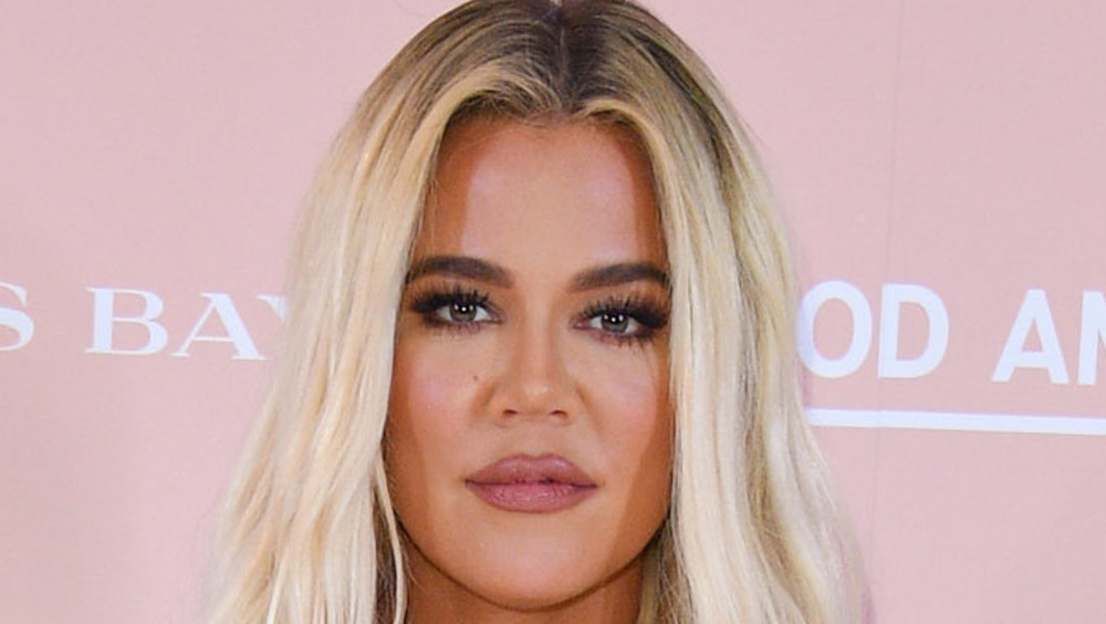 Khloe Kardashian neutral expression