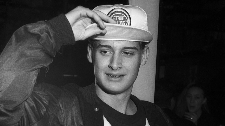 Kid Rock attending Heavy D's birthday party