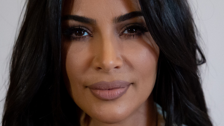 Kim Kardashian smile 