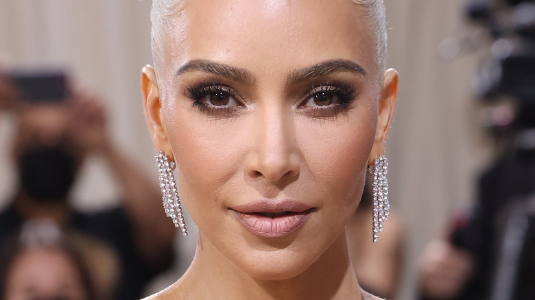 Kim Kardashian attending The 2022 Met Gala