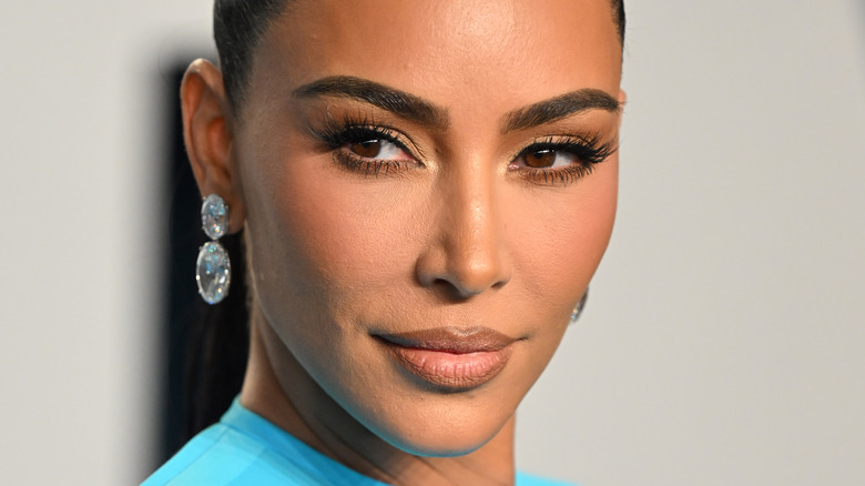 Kim Kardashian attending Vanity Fair Oscar Party 