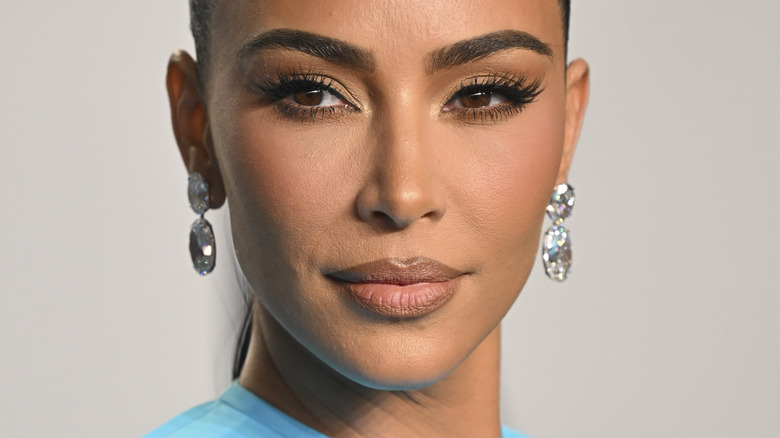 Kim Kardashian attends a 2022 Oscars afterparty
