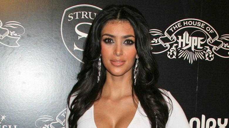 Kim Kardashian black hair