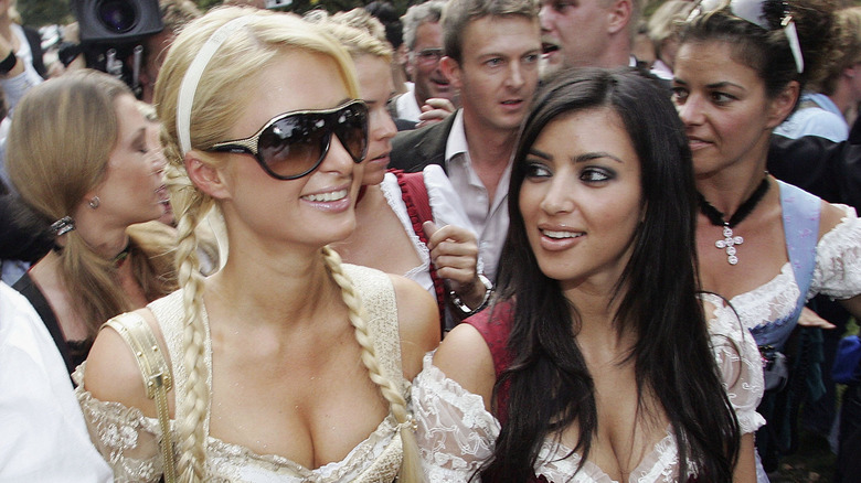 Paris Hilton and Kim Kardashian
