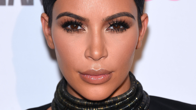 Kim Kardashian attends Cosmopolitan's 50th birthday party