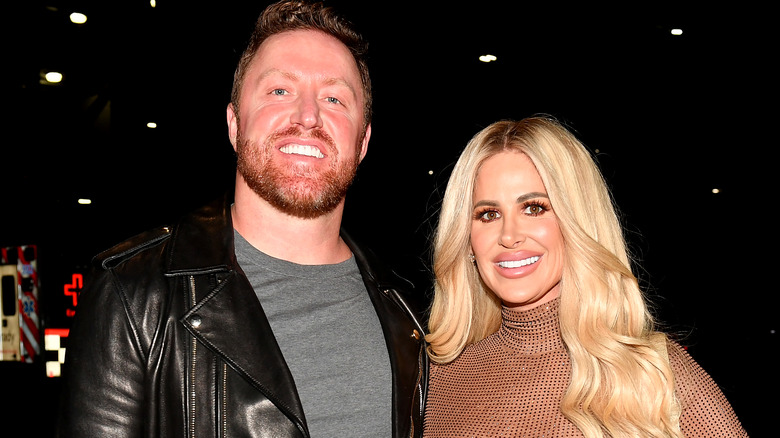 Kroy Biermann and Kim Zolciak smiling