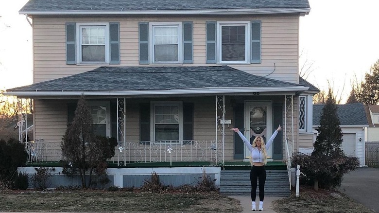 Kim Zolciak-Biermann at childhood home