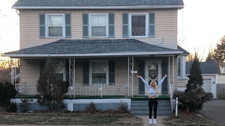 Kim Zolciak-Biermann at childhood home