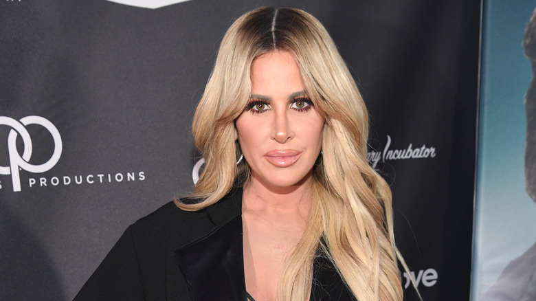 Kim Zolciak smiling in close-up