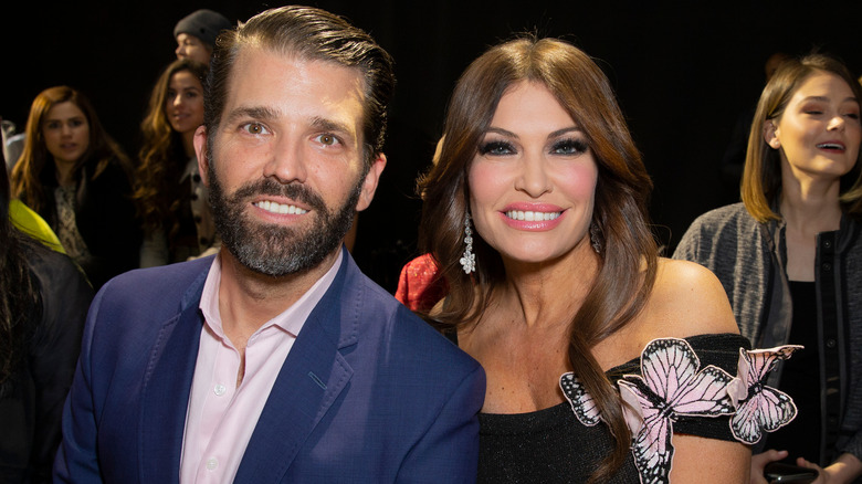 Donald Trump Jr. and Kimberly Guilfoyle posing