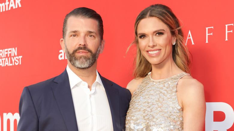 Donald Trump Jr. and Bettina Anderson on the red carpet