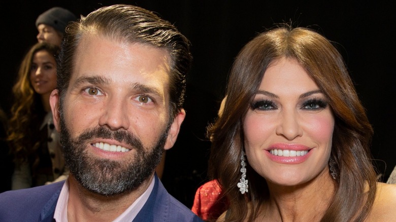 Donald Trump Jr. and Kimberly Guilfoyle smiling