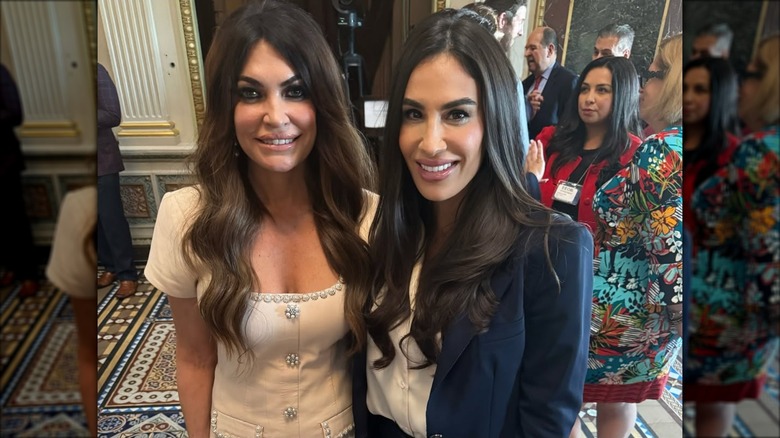 Kimberly Guilfoyle at a White House party with another guest