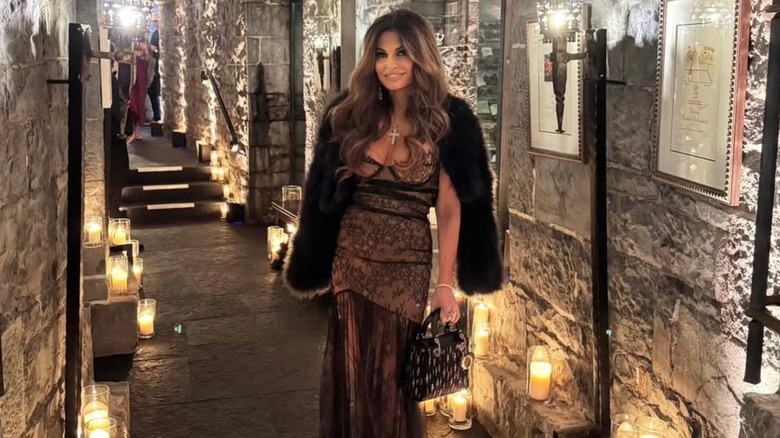Kimberly Guilfoyle in lingerie dress in Ireland