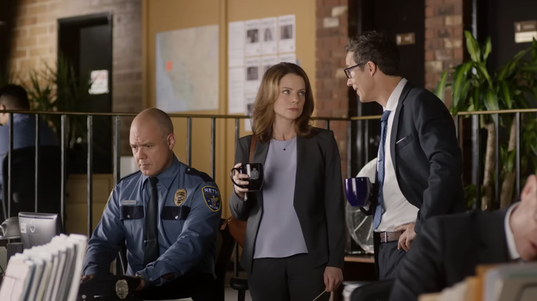 Kimberly Williams-Paisley and Tom Cavanagh in "Darrow & Darrow" on Hallmark