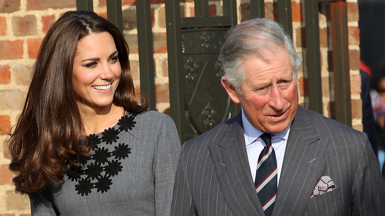 King Charles and Kate Middleton