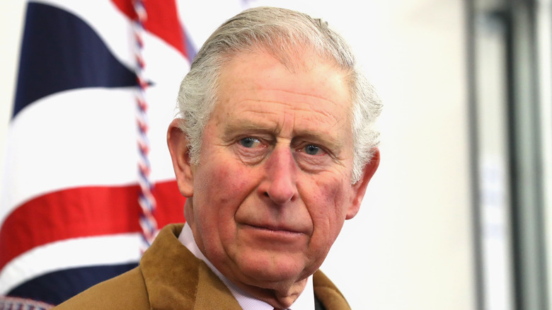 King Charles looking glum
