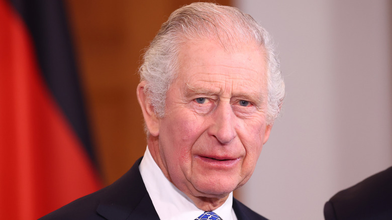 Prince Charles photographed at an event