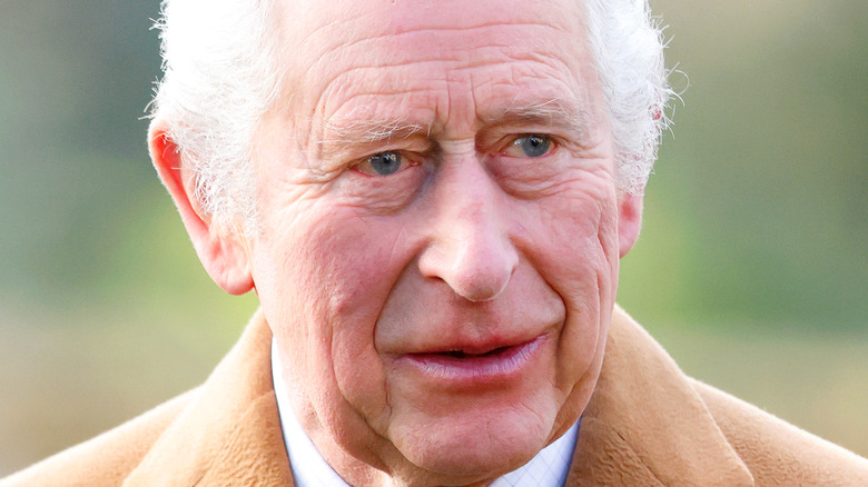King Charles III at an event  