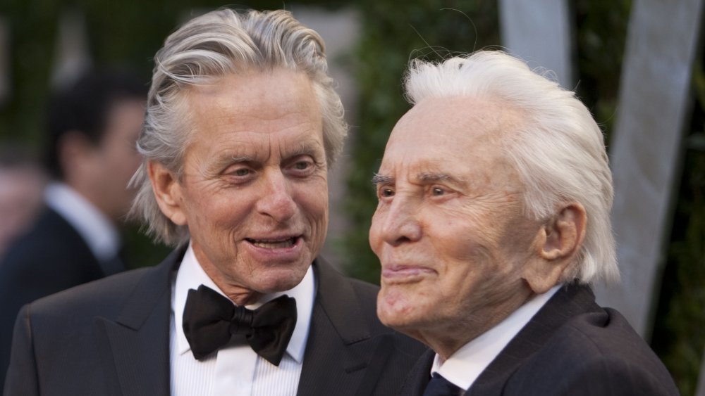 Kirk Douglas and Michael Douglas