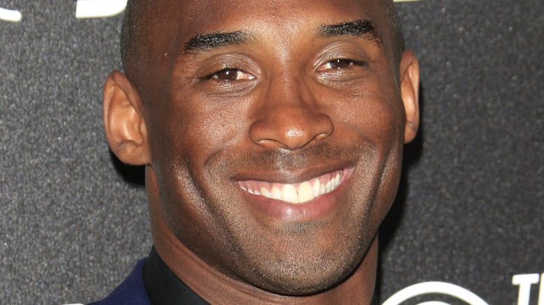 Kobe Bryant smiling