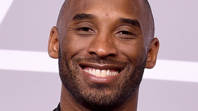 Kobe Bryant smiling