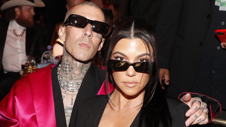 Travis Barker and Kourtney Kardashian