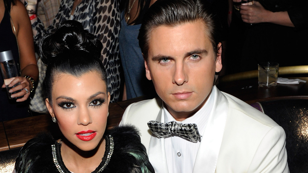 Kourtney Kardashian and Scott Disick at a launch event