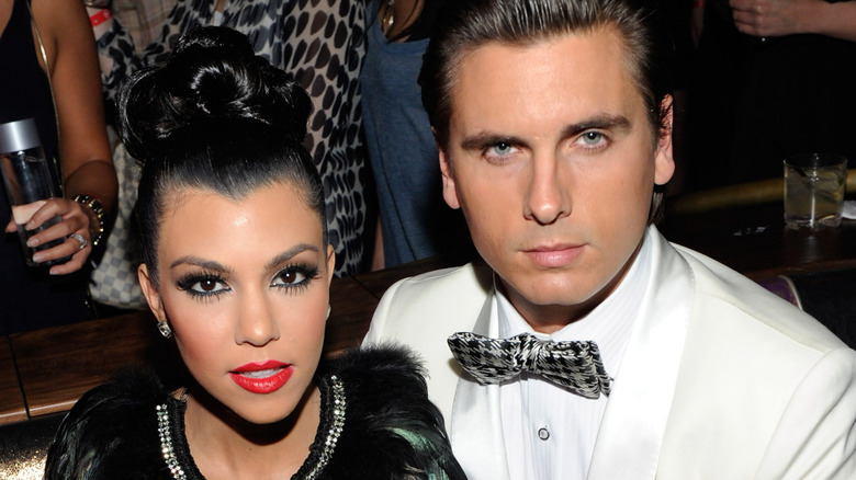 Kourtney Kardashian and Scott Disick at a launch event