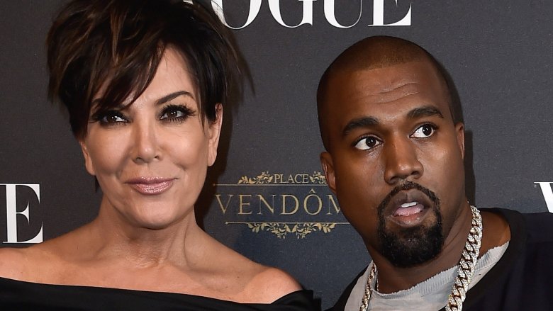 Kris Jenner and Kanye West