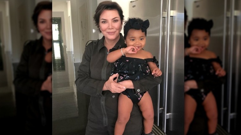 Kris Jenner and her grandchild True